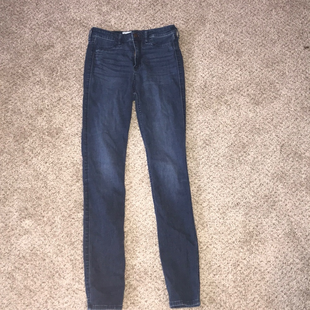 High rise jean legging